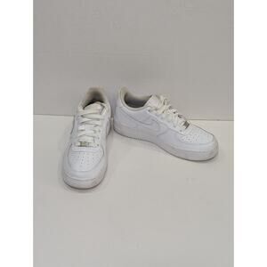 Nike Air Force 1 GS Youth Size 6Y 314192-117 Triple White Basketball Shoes